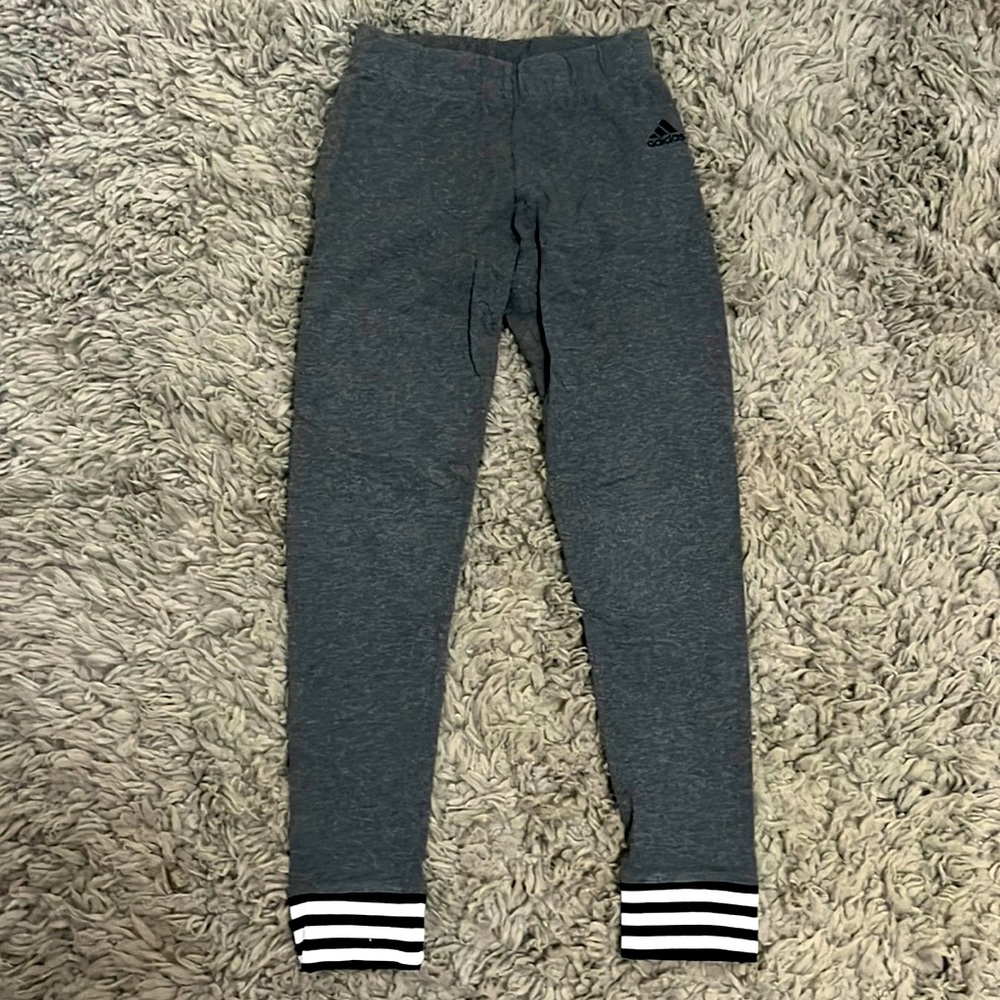 Gray adidas leggings